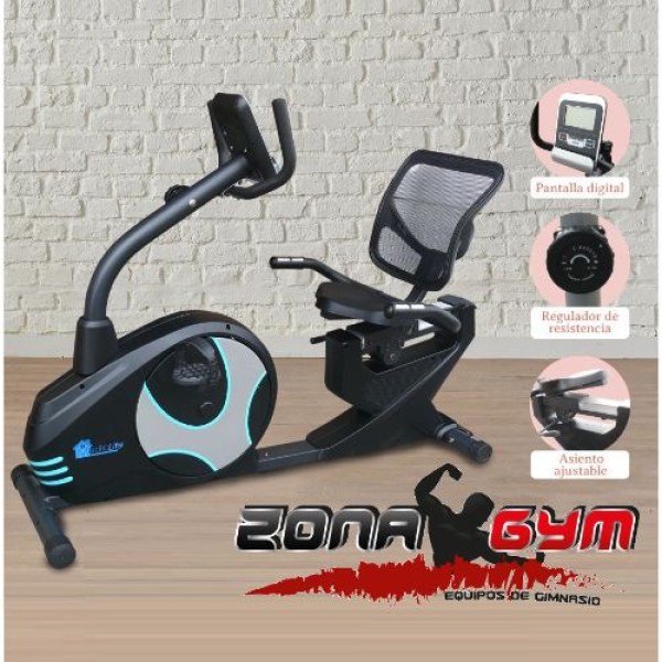 BICICLETA ESTÁTICA SPINNING CON ESPALDAR